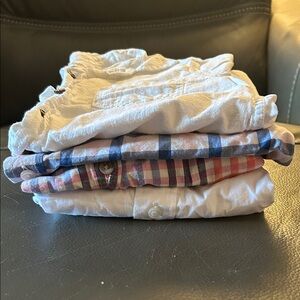 Boys Lot Button down shirts. Size 10/12. Lot of 4 items.